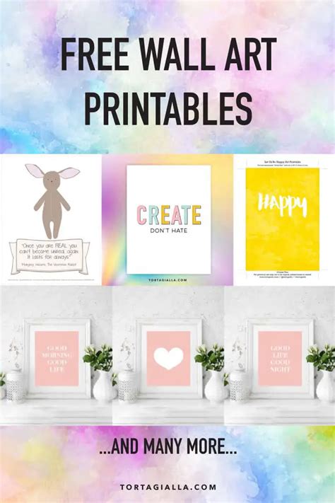 wall art printables instant downloads tortagialla