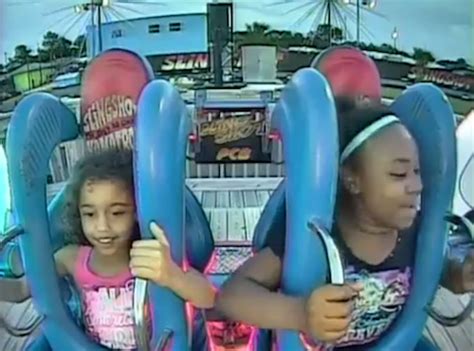 Two Girls Freak Out On Slingshot Ride Aol News