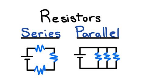 resistors series  parallel youtube