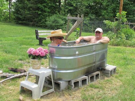Wood Fired Hot Tub In A Day Summer Spa Outdoors Summer Fun Tub