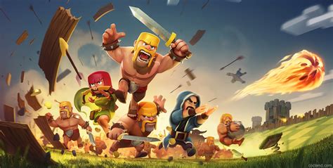 clash  clans hd wallpapers clash  clans land