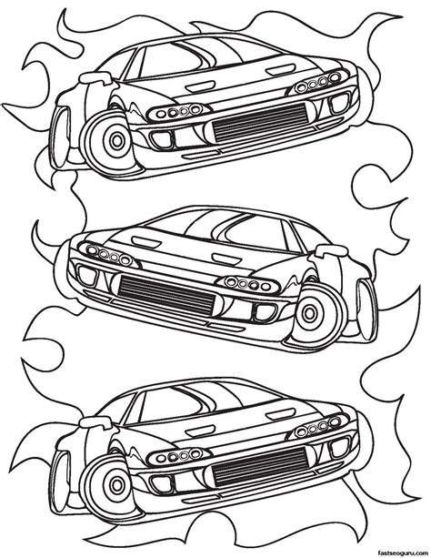coloring pages race cars race car coloring page  printable