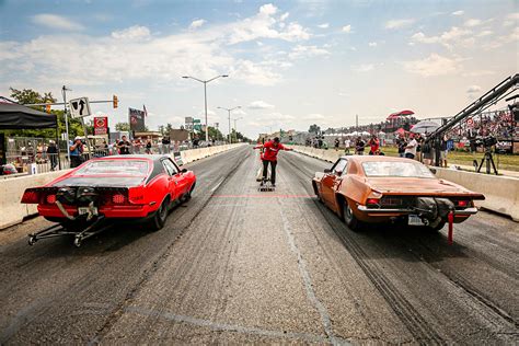 legal drag racing  woodward avenue draws thousands