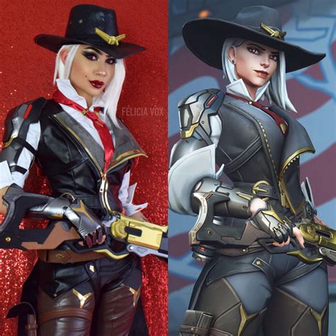 [self] overwatch ashe side by side comparison by felicia
