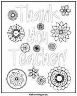 Teacher Appreciation Coloring Printable Colouring Gifts Teachers sketch template
