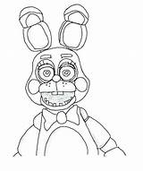 Bonnie Fnaf Coloring Toy Pages Freddy Chica Springtrap Fazbear Para Colorear Nights Five Mangle Dibujos Bunny Krueger Drawing Color Freddys sketch template