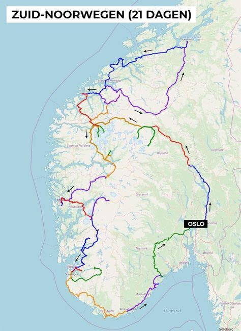 rondreis noorwegen    weken uitgestippelde route reisschema   noorwegen reizen