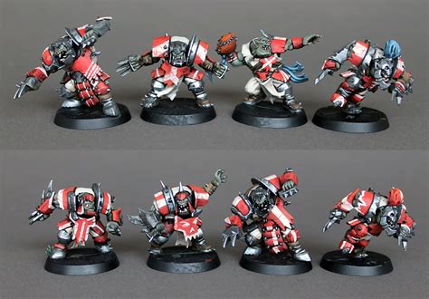 jays wargaming madness orc blood bowl team