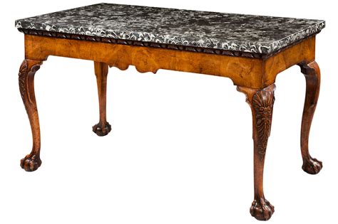 antique  marble top coffee table