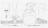 Totoro Neighbor Pngkey sketch template
