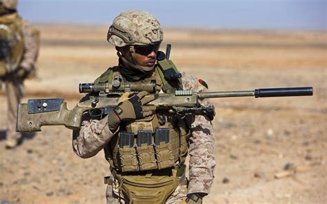 wallpaper soldier military sniper rifle army marines usmc marksman machine gun