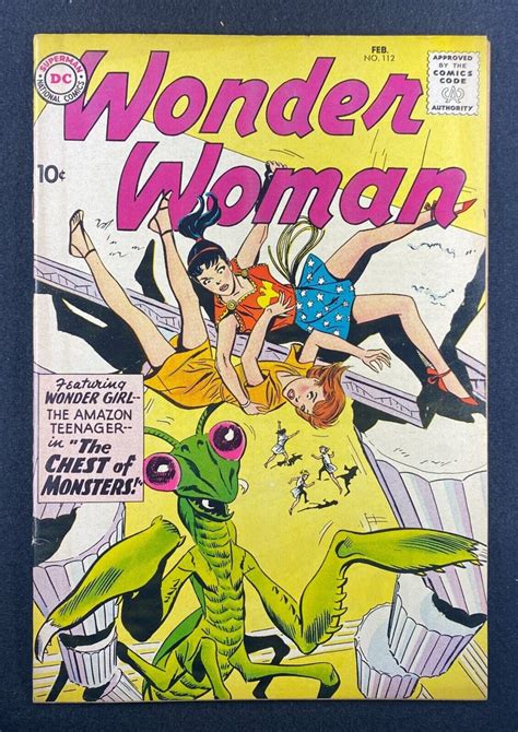 Wonder Woman 1942 112 Vf 7 5 Ross Andru Wonder Girl
