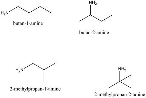 primary amines     molecular formula chn