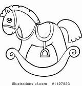 Rocking Horse Clipart Coloring Illustration Pages Royalty Visekart Drawing Rf Stock Sheets Getdrawings Preschool Printable Getcolorings Fairy sketch template