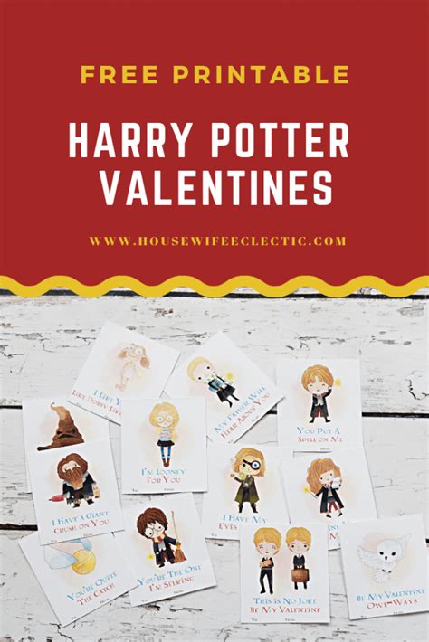 printable harry potter valentines housewife eclectic