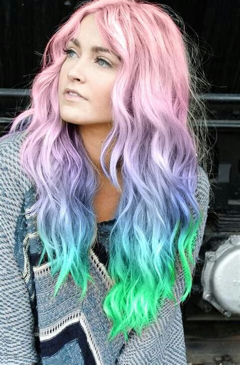 beautiful blue color cool girl goals hair hipster makeup