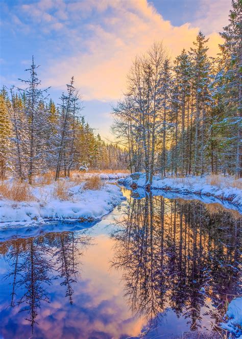 mirror creek ii explored winter scenery winter