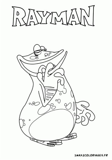 rayman legends coloring pages coloring home