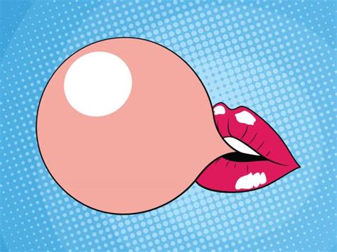 Best Bubble Gum Illustrations Royalty Free Vector
