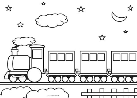 Dibujos De Tren Para Colorear Páginas Para Imprimir Gratis