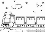 Train Coloring Pages Kids Printable sketch template