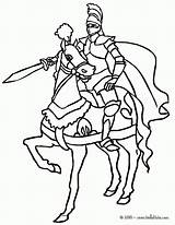 Coloring Knight Knights Pages Kids Dragons Boys Coloriage Imprimer Popular Horse Printable Getdrawings Coloringhome sketch template