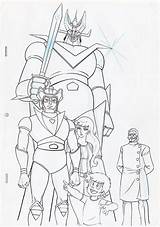 Mazinger sketch template