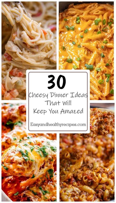 cheesy dinner ideas recetas pasta