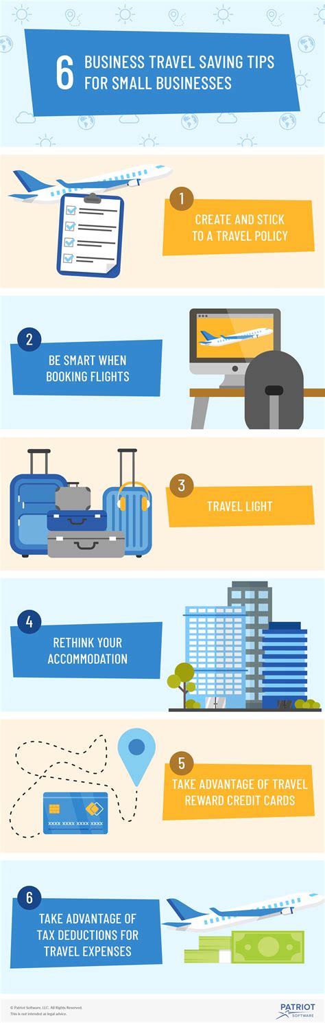 business travel saving tips  small companies