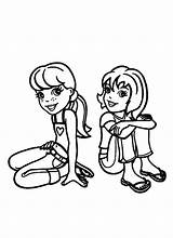 Coloring Pages Girls Friend Friends Whenever Polly Pocket Getcolorings Color Template Printable Getdrawings sketch template
