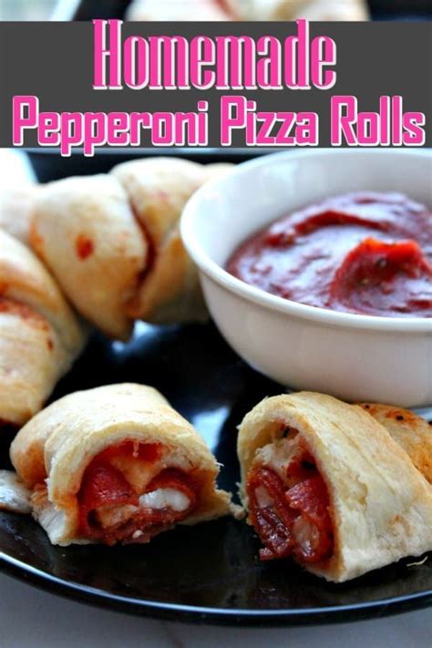 this homemade pizza rolls recipe is perfect for snacks or as a cheap