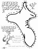 Coloring Sock Pages Socks Getdrawings Hop sketch template