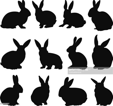 vector file  rabbit silhouettes rabbit silhouette rabbit