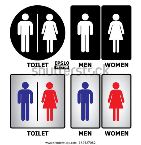 toilet restroom sign text toilet men stock vector royalty free 162427082