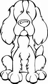 Spaniel Springer Coloring Pages Dog English Decal Birthday Choose Board Drawings Divyajanani sketch template