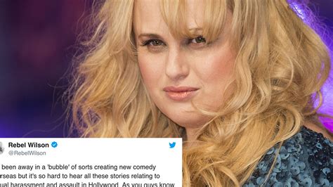 rebel wilson says she was sexually harassed by a famous actor glamour