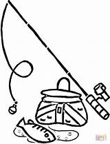Fishing Coloring Pages Equipment Pole Printable Clipart Rod Fish Clip Boat Cartoon Cliparts Boy Clipartbest Colouring Template Color Kids Catches sketch template