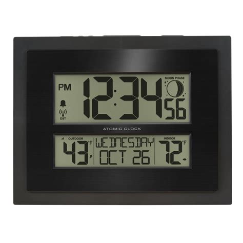 atomic digital wall clock la crosse technology