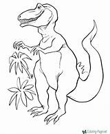 Coloring Dinosaurs Pages Printable sketch template