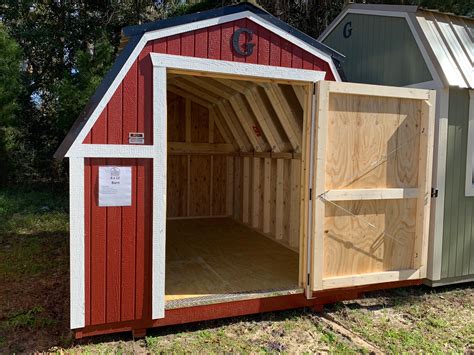 storage sheds  sale  charleston sc  barn red paint utility