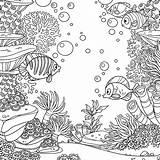 Coloring Underwater Elisabeth Quisenberry Dimetrodon sketch template