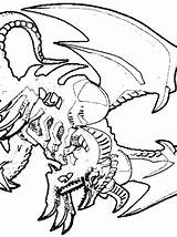 Coloring Pages Yu Gi Oh Yugioh Skull Dragon Book Kids Sheets Crane sketch template
