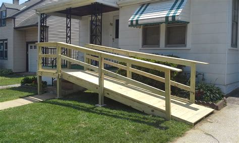 wheelchair ramp access  mobility specialists ramp  jerry pinterest wheelchair ramp
