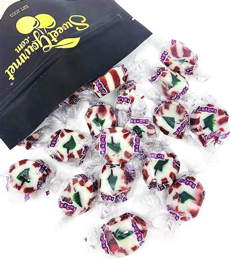 sweetgourmet christmas tree peppermint nougats wrapped bulk seasonal