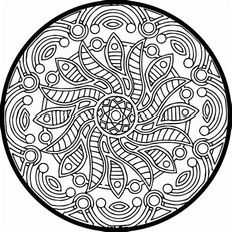 printable coloring pages  adults abstract
