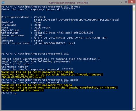creating  password reset tool  powershell part  sysops