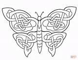 Celtic Coloring Pages Butterfly Knot Printable Designs Knotwork Color Paper Colorings Getdrawings Getcolorings Categories sketch template