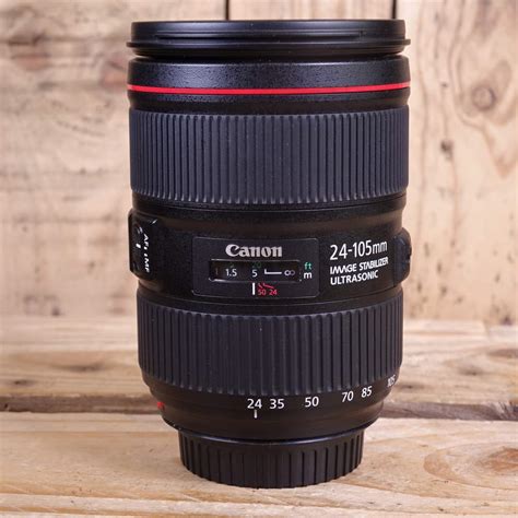 used canon ef 24 105mm f4 l is ii usm lens