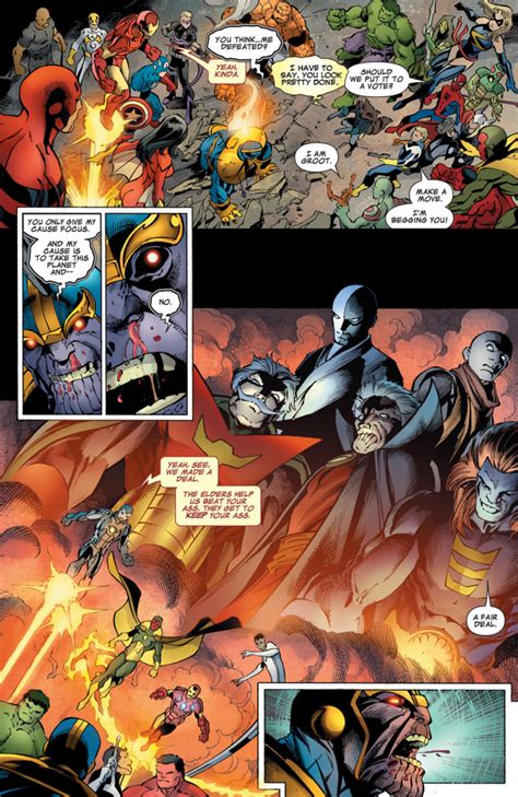 thanos   avengers battles comic vine