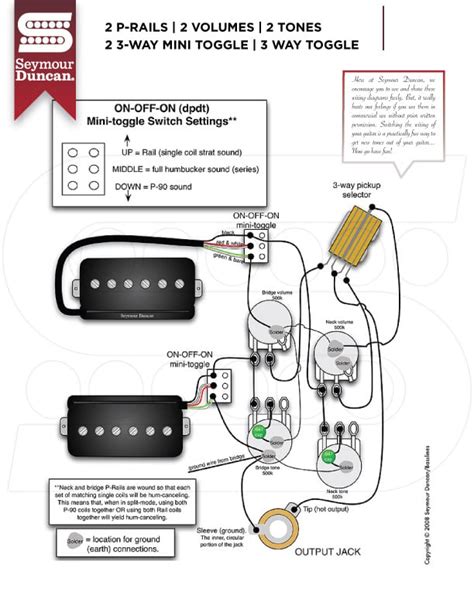 wiring diagram   p pickups